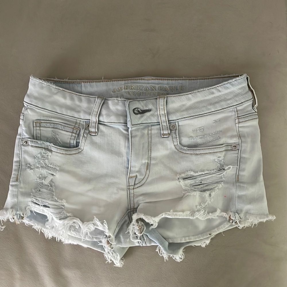 american eagle jean shorts